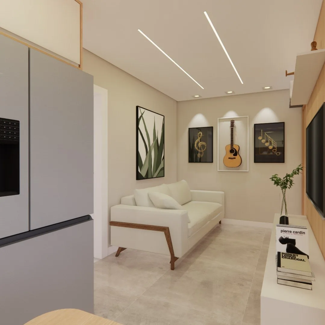 Apartamento em São José dos Campos - Sala de estar